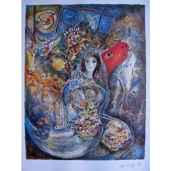Bella Limited Edition Lithograph by Marc Chagall