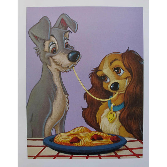 Lady and the Tramp Lithograph