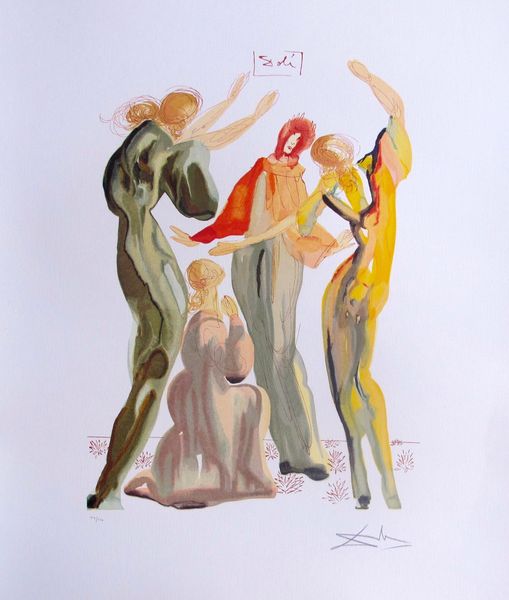 Salvador Dali Le Danse Lithograph