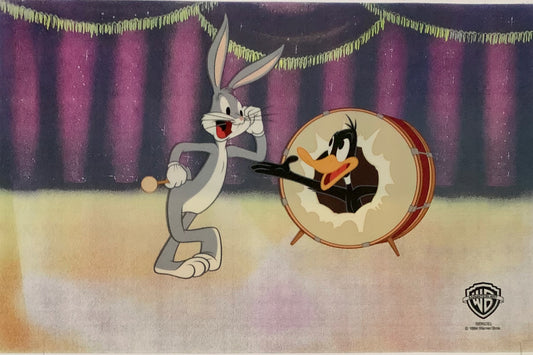 Bugs Bunny Daffy Duck Limited Edition Sericel Animation Art Cel