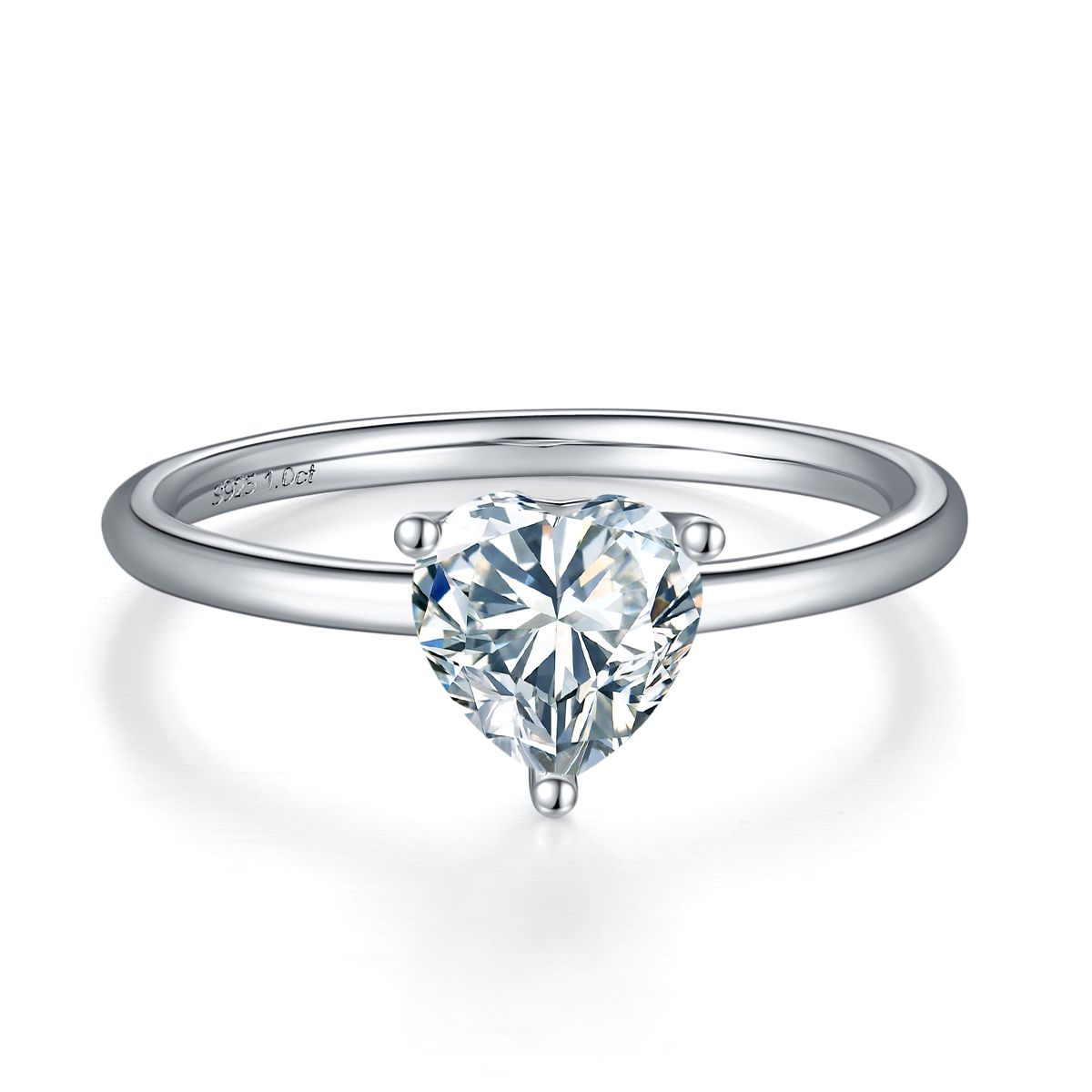 1ct Moissanite Ring